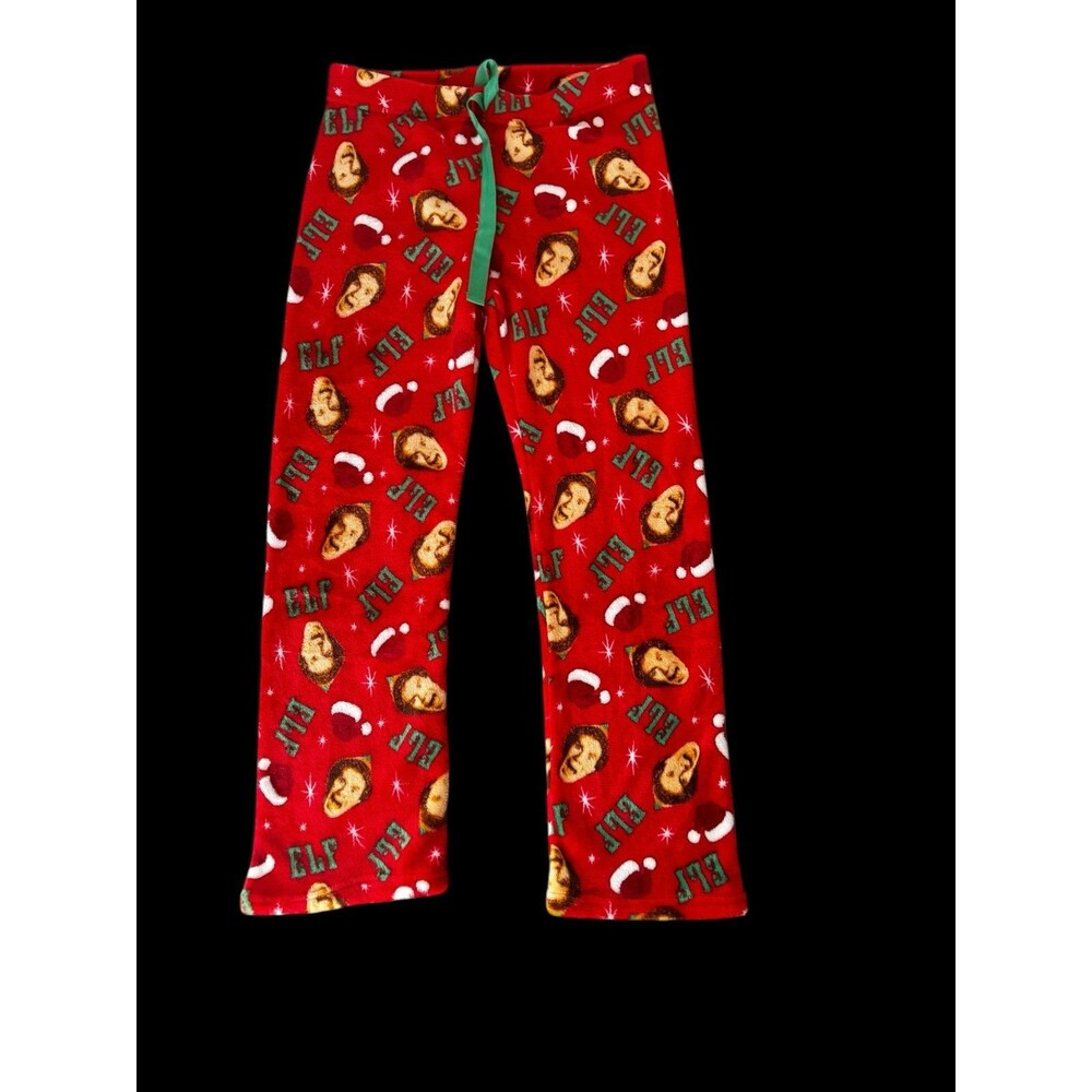 Men’s Elf fleece lounge Pajama Pants large